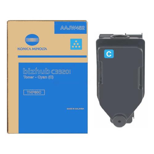 Konica Minolta cartucho de tóner cian (AAJW452 / TNP80C)