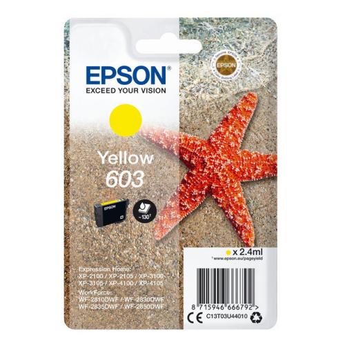 Epson cartucho de tinta amarillo (C13T03U44010 / 603)