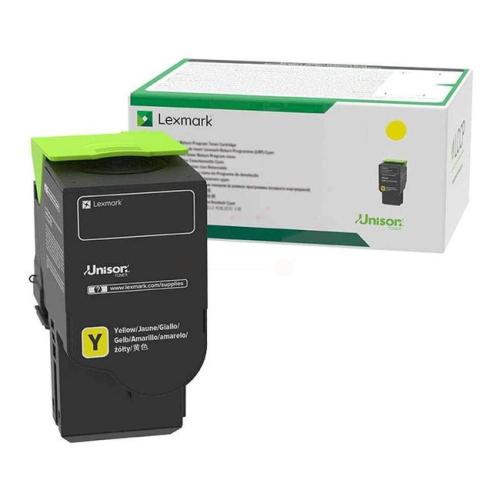 Lexmark cartucho de tóner amarillo (78C20Y0 / 078C20Y0) (Retorno)