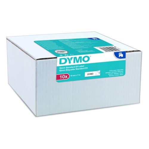 Dymo etiquetas negro sobre blanco (2093097), 12mm