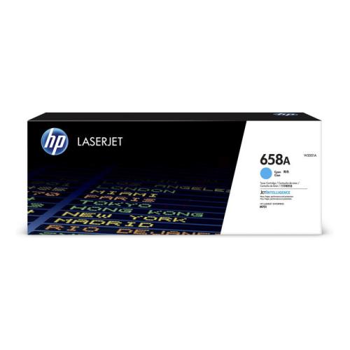HP cartucho de tóner cian (W2001A / 658A)