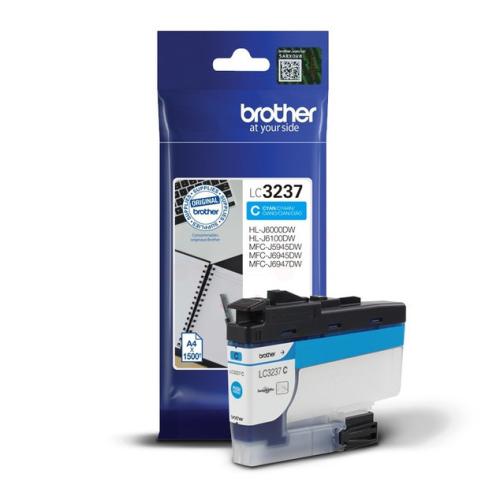 Brother cartucho de tinta cian (LC3237C)