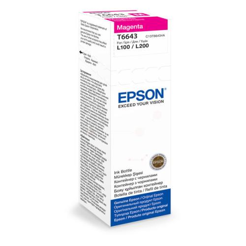 Epson cartucho de tinta magenta (C13T66434A / T6643)