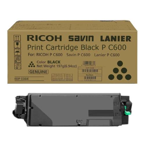 Ricoh cartucho de tóner negro (408314 / PC600)