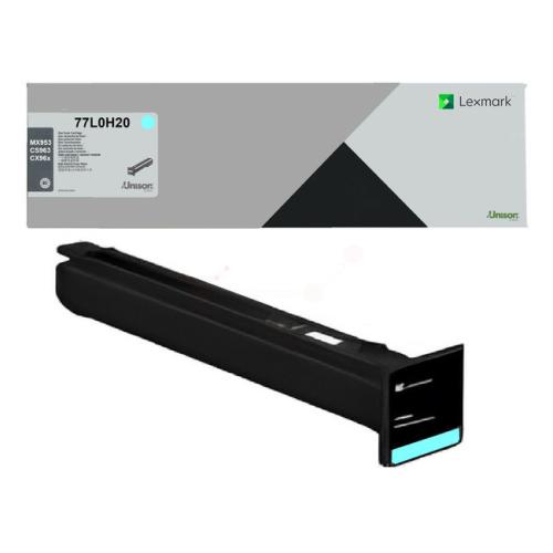 Lexmark cartucho de tóner cian (77L0H20 / 077L0H20) (alta capacidad)
