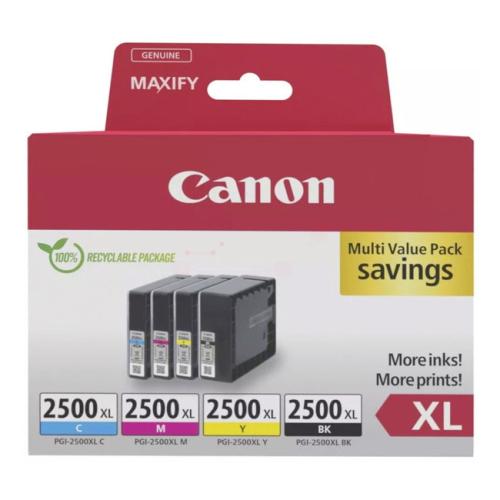 Canon cartucho de tinta negro / cian / magenta / amarillo (9254B010 / PGI2500XLBKCMY) (multipack)
