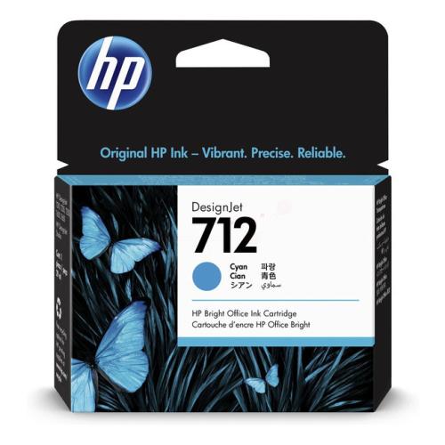 HP cartucho de tinta cian (3ED67A / 712)