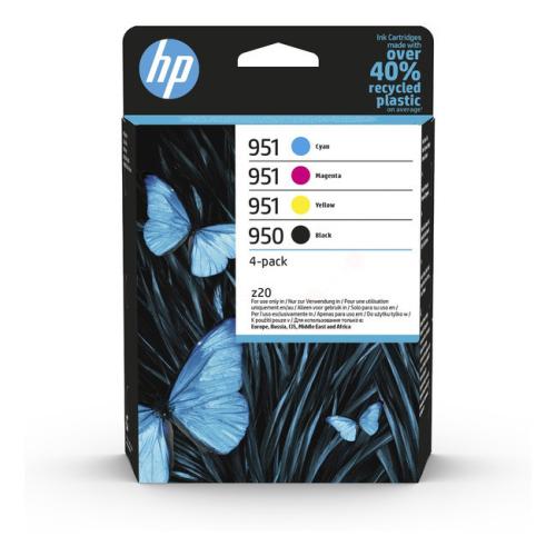 HP cartucho de tinta negro / cian / magenta / amarillo (6ZC65AE / 950951) (multipack)