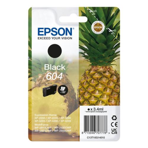 Epson cartucho de tinta negro (C13T10G14010 / 604)