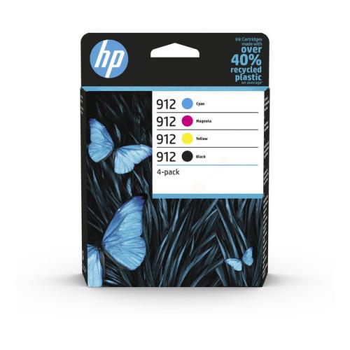 HP cartucho de tinta negro / cian / magenta / amarillo (6ZC74AE#301 / 912) (multipack)