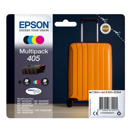 Epson cartucho de tinta negro / cian / magenta / amarillo (C13T05G64010 / 405) (multipack)