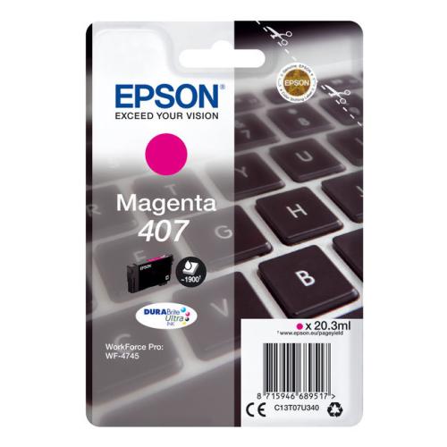 Epson cartucho de tinta magenta (C13T07U340 / 407)