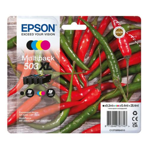 Epson cartucho de tinta negro / cian / magenta / amarillo (C13T09R64010 / 503XL) (multipack, alta capacidad)