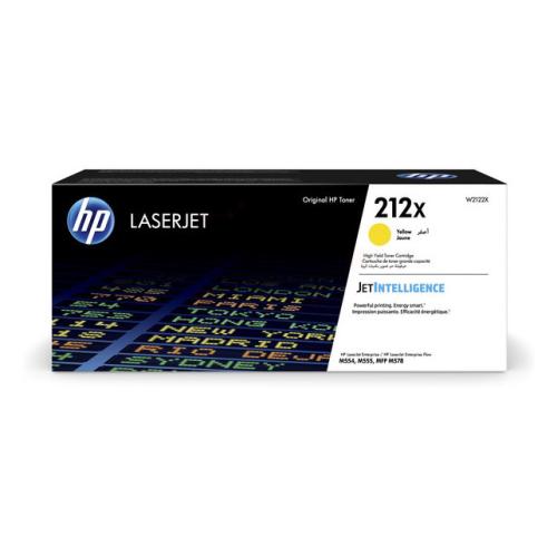 HP cartucho de tóner amarillo (W2122X / 212X)