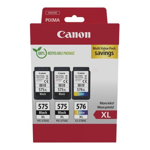Canon cartucho de tinta negro / color (5437C004 / PG575XL+CL576XL) (multipack, alta capacidad)
