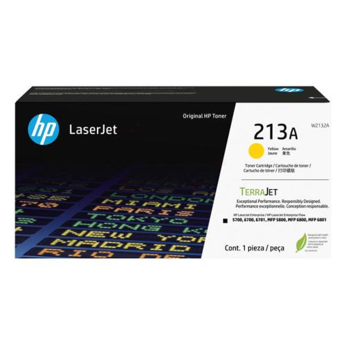 HP cartucho de tóner amarillo (W2132A / 213A)