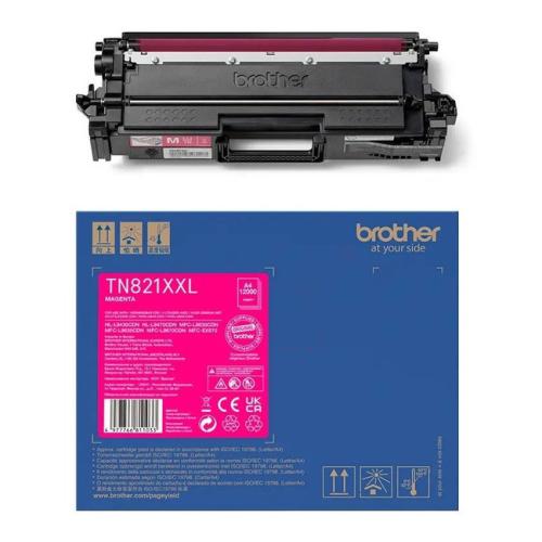 Brother cartucho de tóner magenta (TN821XXLM) (alta capacidad)