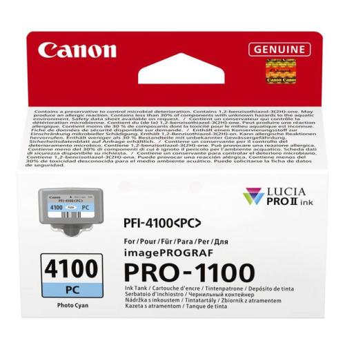 Canon cartucho de tinta foto cian (6781C001 / PFI4100PC)