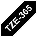 Brother tape blanco sobre negro (TZE365), 36mm, laminada
