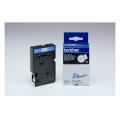 Brother tape azul sobre blanco (TC203), 12mm, laminada