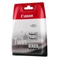 Canon cartucho de tinta negro (8190A002 / BCI15BK) (Paquete Doble)