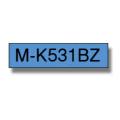 Brother tape negro sobre azul (MK531BZ / 22805), 12mm, non laminated