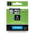 Dymo etiquetas negro sobre transparente (40910 / S0720670), 9mm, laminada