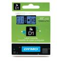 Dymo etiquetas negro sobre azul (45016 / S0720560), 12mm, laminada