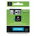 Dymo etiquetas negro sobre transparente (43610 / S0720770), 6mm, laminada