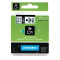 Dymo etiquetas negro sobre blanco (43613 / S0720780), 6mm, laminada