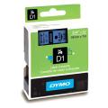Dymo etiquetas negro sobre azul (45806 / S0720860), 19mm, laminada