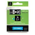 Dymo etiquetas blanco sobre negro (45811 / S0720910), 19mm, laminada