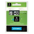 Dymo etiquetas negro sobre transparente (53710 / S0720920), 24mm, laminada