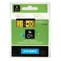 Dymo etiquetas negro sobre amarillo (53718 / S0720980), 24mm, laminada