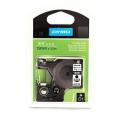 Dymo Cinta de impresión LetraTag negro sobre blanco (16960 / S0718070), 19mm, laminada