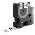 Dymo Banda de vinilo negro sobre blanco (18445 / S0718620), 19mm, laminada