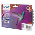 Epson cartucho de tinta negro / cian / magenta / amarillo / foto cian / magenta foto (C13T08074011 / T0807) (multipack)