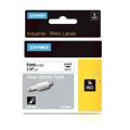 Dymo heat shrink tube negro sobre blanco (18051 / S0718260), 6mm