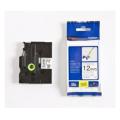 Brother tape negro sobre blanco (TZEFX231), 12mm, flexible laminated