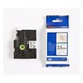 Brother tape negro sobre blanco (TZEN201), 3,5mm, non laminated