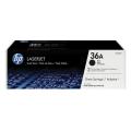 HP cartucho de tóner negro (CB436AD / 36A) (Paquete Doble)