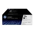 HP cartucho de tóner negro (CE278AD / 78A) (Paquete Doble)