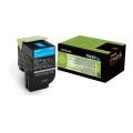 Lexmark cartucho de tóner cian (70C2XC0 / 702XC) (Retorno, alta capacidad)