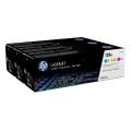 HP cartucho de tóner cian / magenta / amarillo (CF371AM / 128A) (multipack)