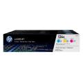 HP cartucho de tóner cian / magenta / amarillo (CF341A / 126A) (rainbow kit)