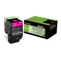 Lexmark cartucho de tóner magenta (80C2SM0 / 802SM) (Retorno)
