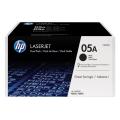 HP cartucho de tóner negro (CE505D / 05A) (Paquete Doble)