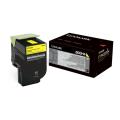 Lexmark cartucho de tóner amarillo (80C0H40 / 800H4)