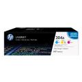 HP cartucho de tóner cian / magenta / amarillo (CF372AM / 304A) (multipack)