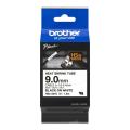 Brother heat shrink tube negro sobre blanco (HSE221E), 8,8mm